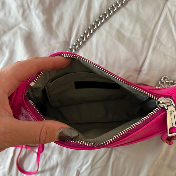 Rebecca Minkoff Pink Leather MAC Crossbody Bag - Picture 5 of 5